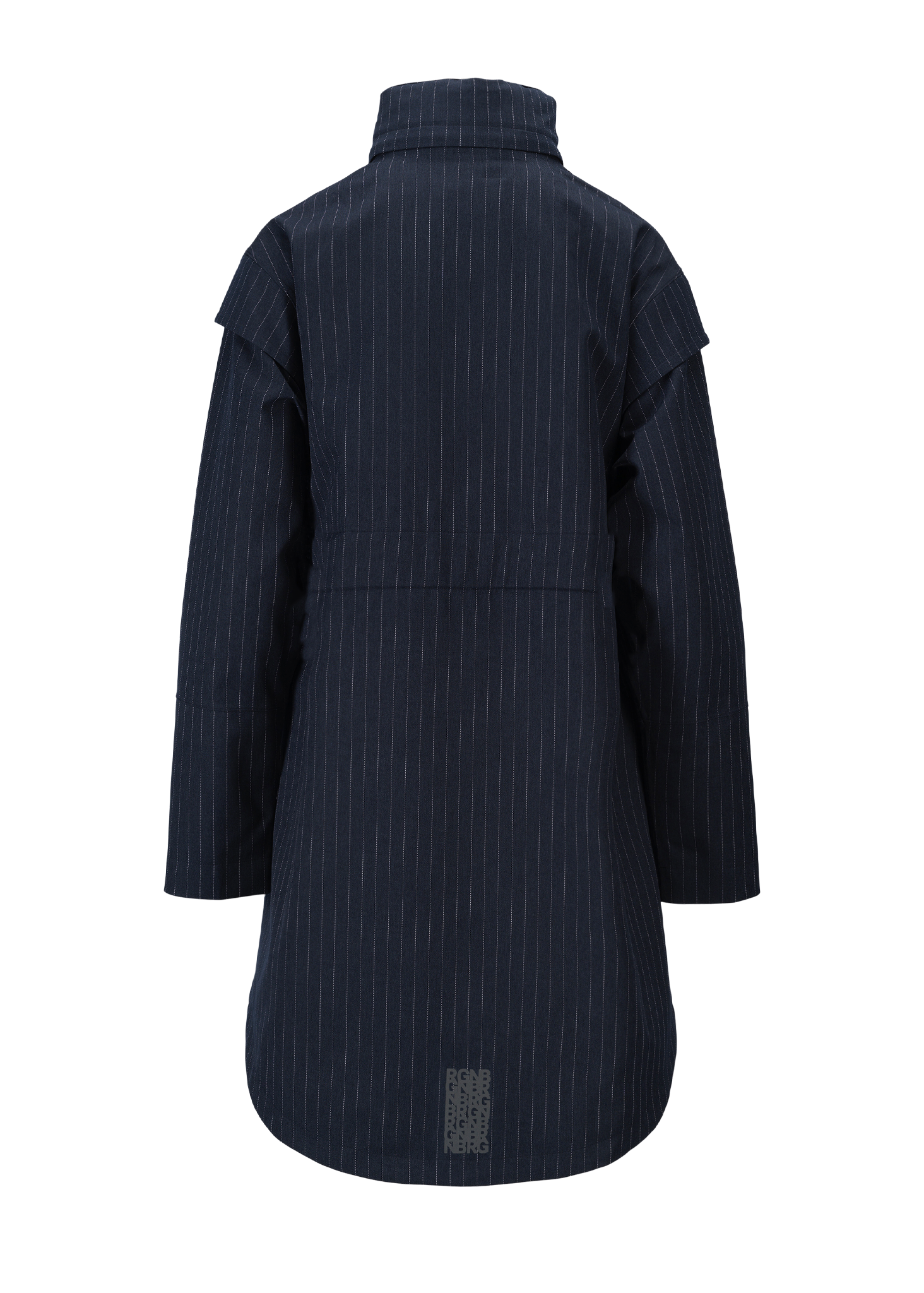 BRGN Monsun Coat Coats 790 Navy Pinstripe