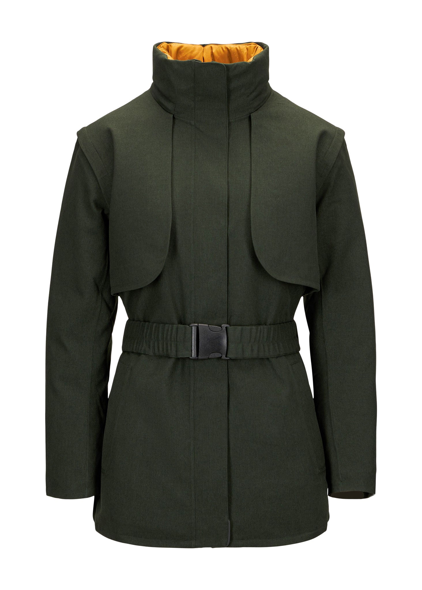 BRGN Overskyet Padded Coat Coats 880 Rosin Dark Green