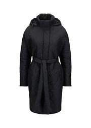 BRGN Quilted Bris Poncho Coats 095 New Black