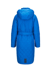 BRGN Quilted Bris Poncho Coats 745 Palace Blue