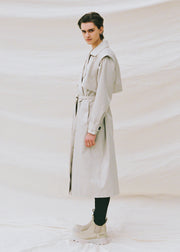 BRGN Regndråpe Trench Coat Coats 135 Sand