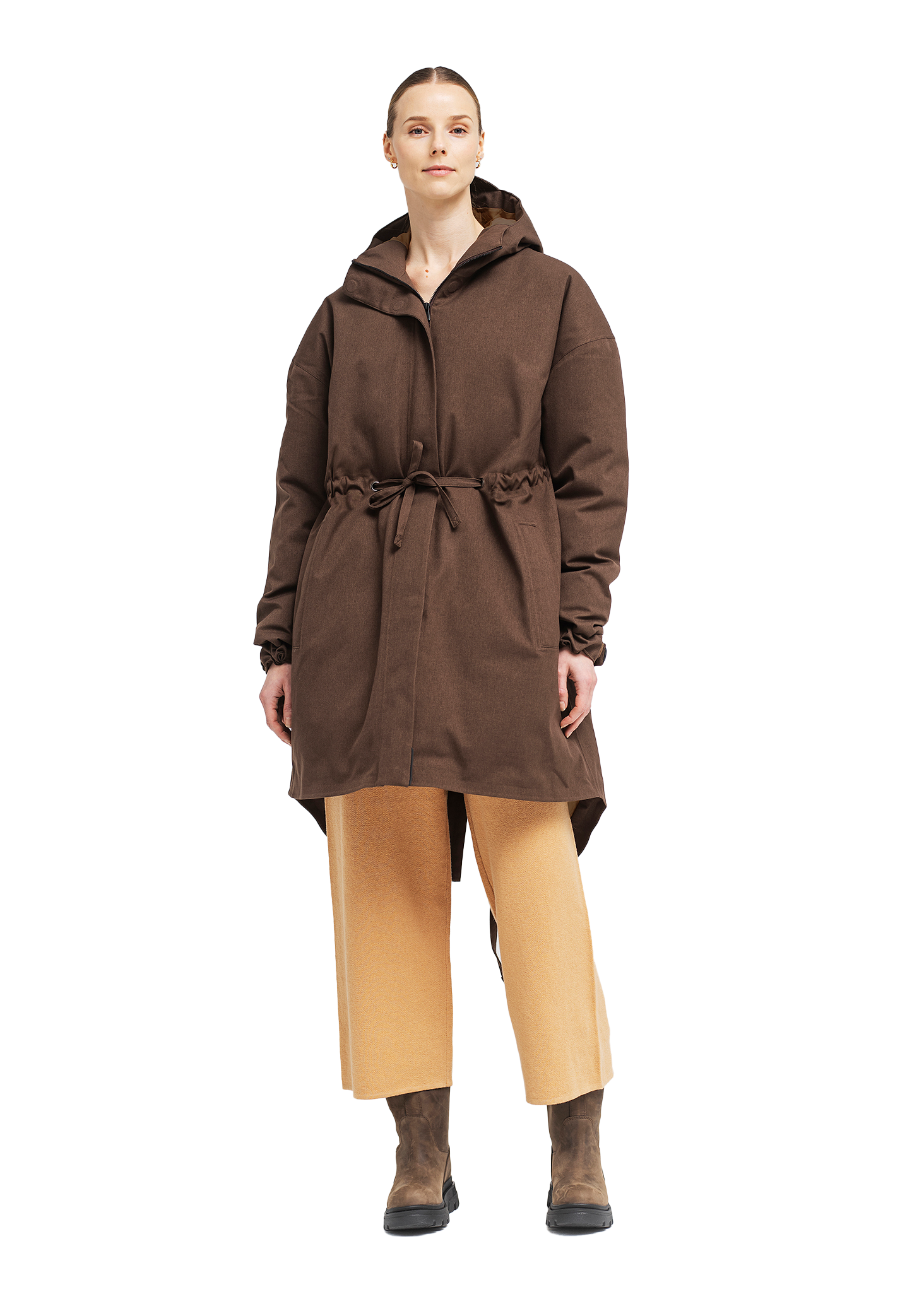 BRGN Snøstorm Parka Coats 187 Chocolate Brown