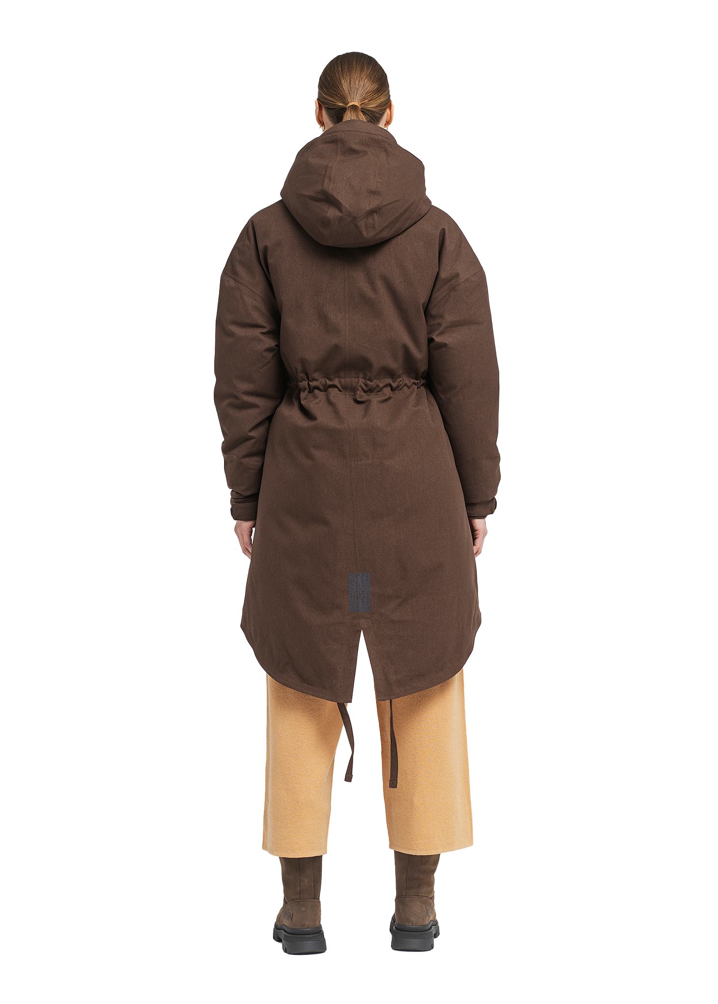 BRGN Snøstorm Parka Coats 187 Chocolate Brown